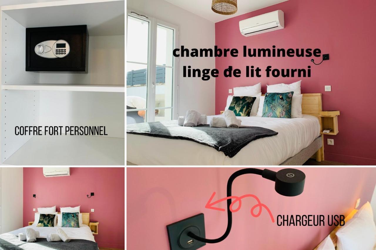 Le Mousse Maison Avec Piscine/Parking/Wifi/Plages 5Kms Les Mathes Luaran gambar