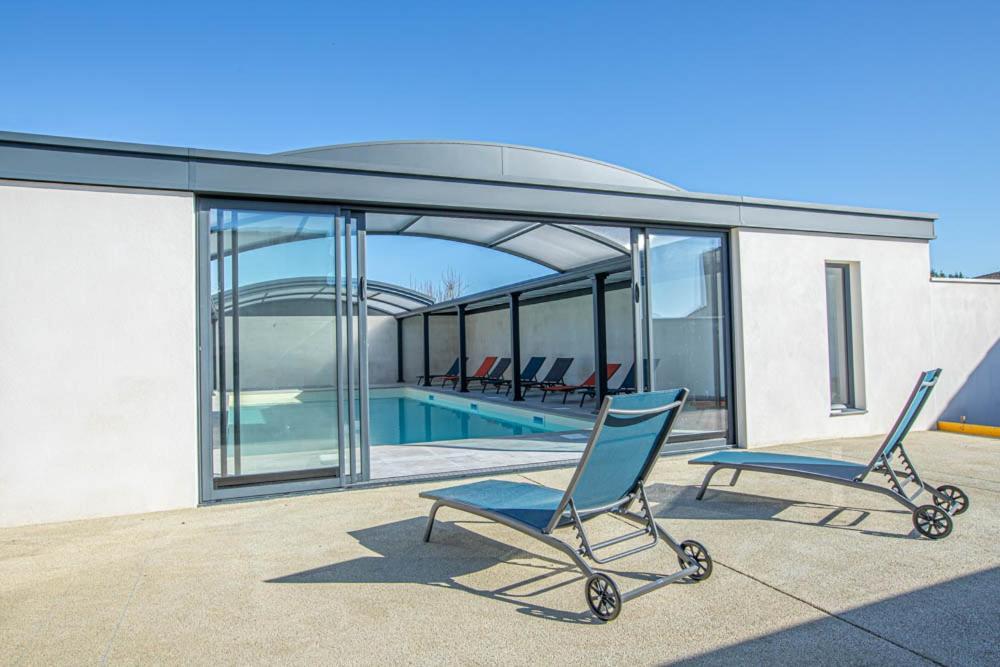 Le Mousse Maison Avec Piscine/Parking/Wifi/Plages 5Kms Les Mathes Luaran gambar