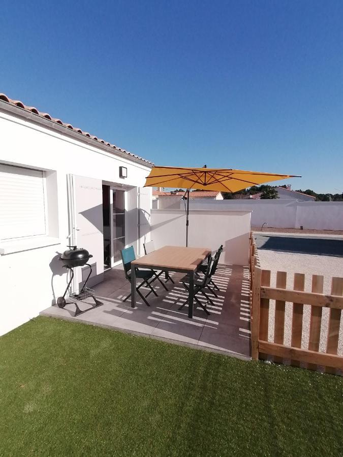 Le Mousse Maison Avec Piscine/Parking/Wifi/Plages 5Kms Les Mathes Luaran gambar